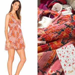 Free People Dresses - NWT Washed Away Mini Dress Free People Dresses - NWT Washed Away Mini Dress